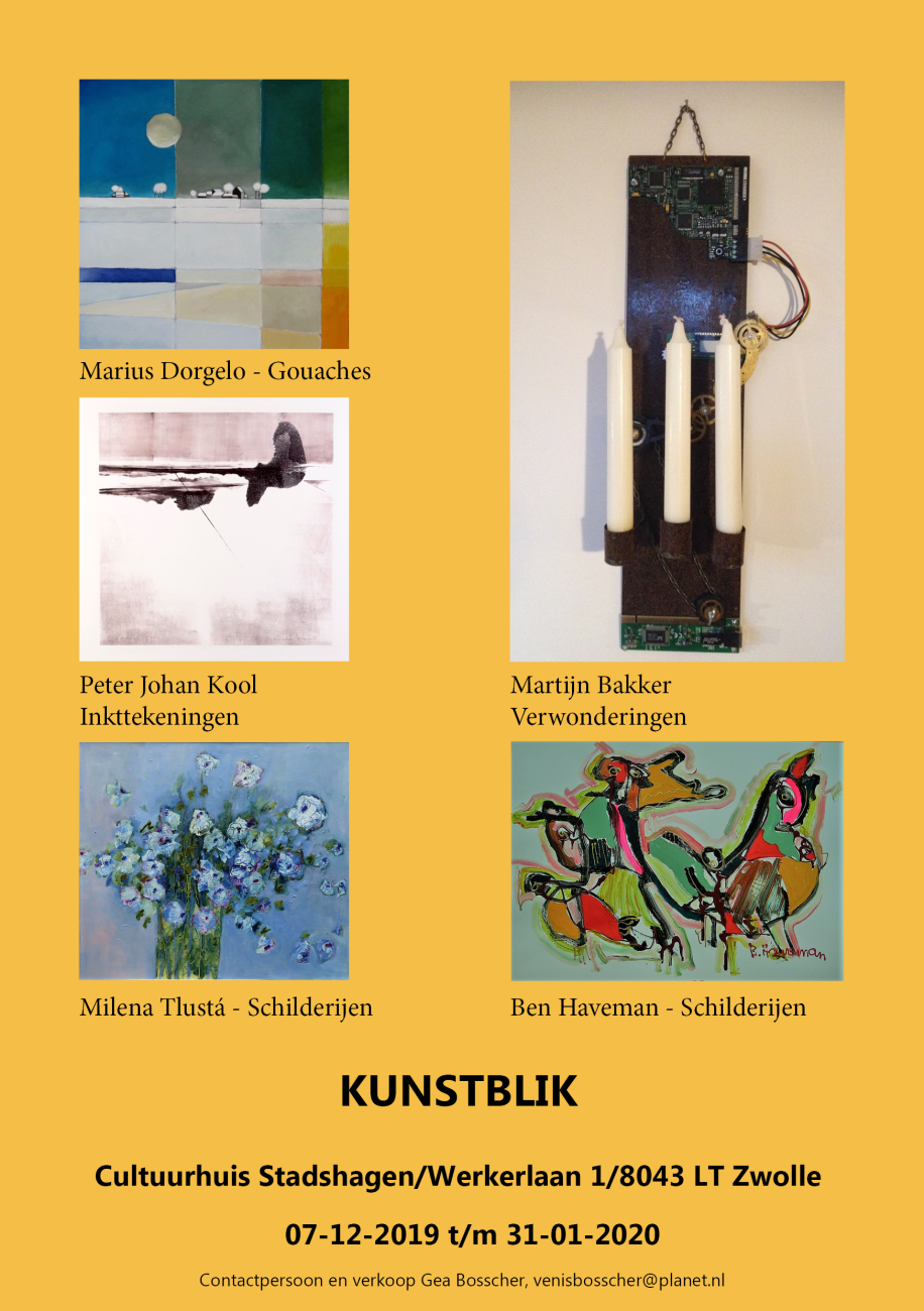 Kunstblik winter flyer