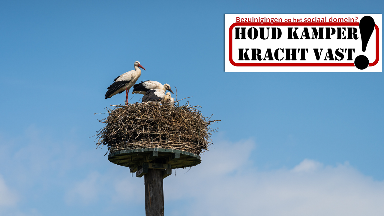 Houd Kamper Kracht Vast - ooievaar